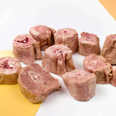 freeze dried turkey neck cubes from wiggly babies